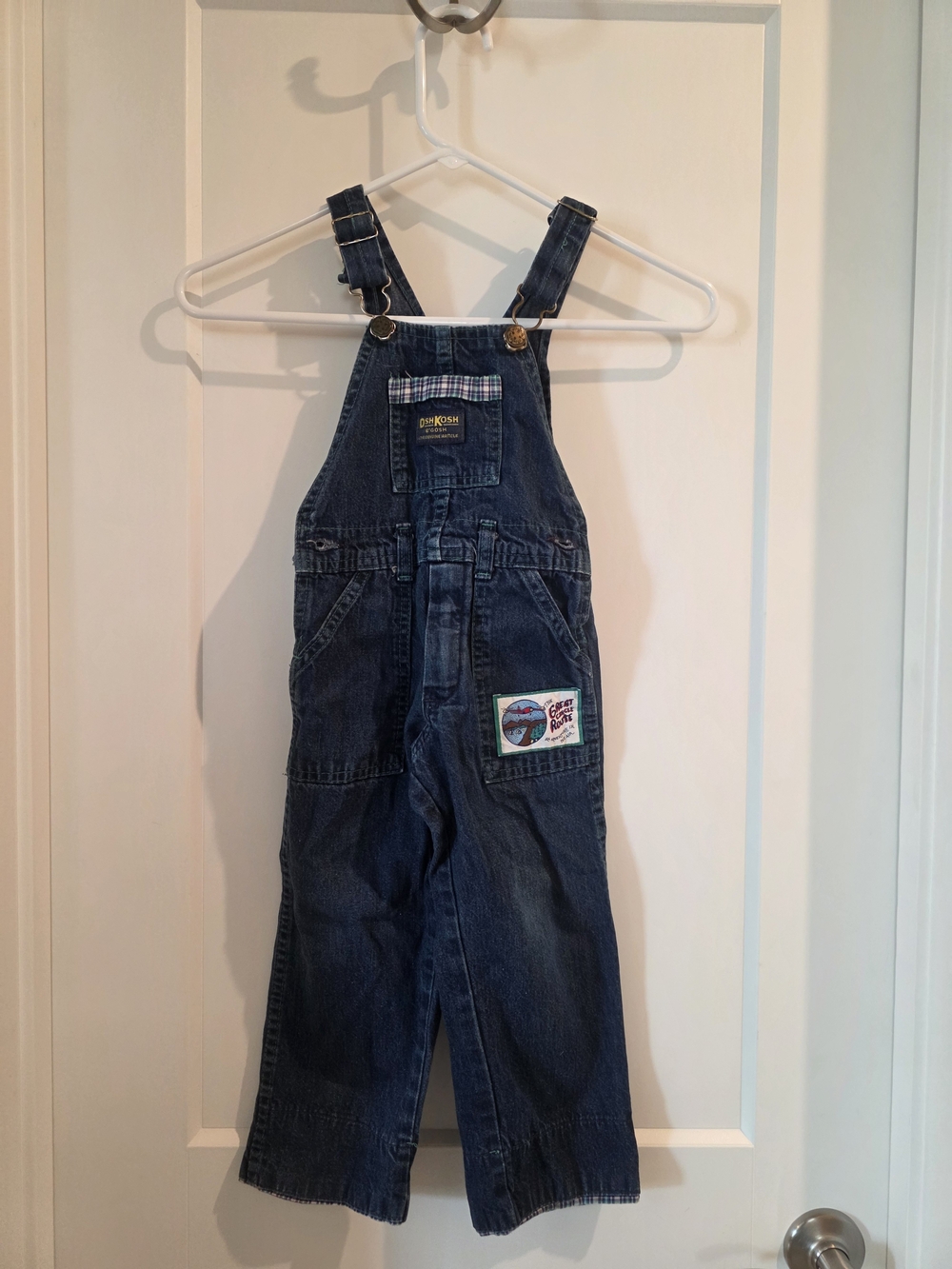 OshKosh B'gosh Kids' Dark Blue Denim Overalls